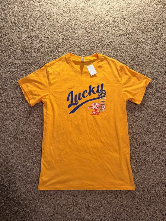 Other - Men's Yellow Lucky Dice Graphic tee Crew Neck Short Sleeve T-Shirt Size M